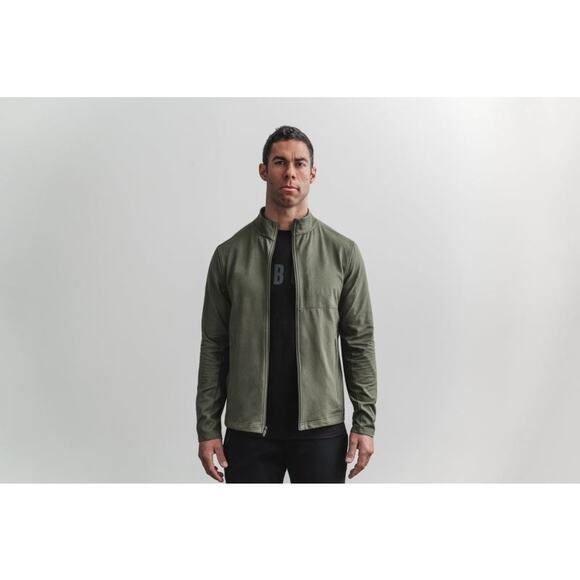 NWT Nobull Twill Zip-up Men's Jackets in Green sz XL 20468LQWI - Picture 1 of 9